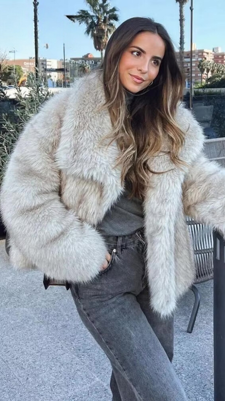 JOY • Faux Fur Jacket